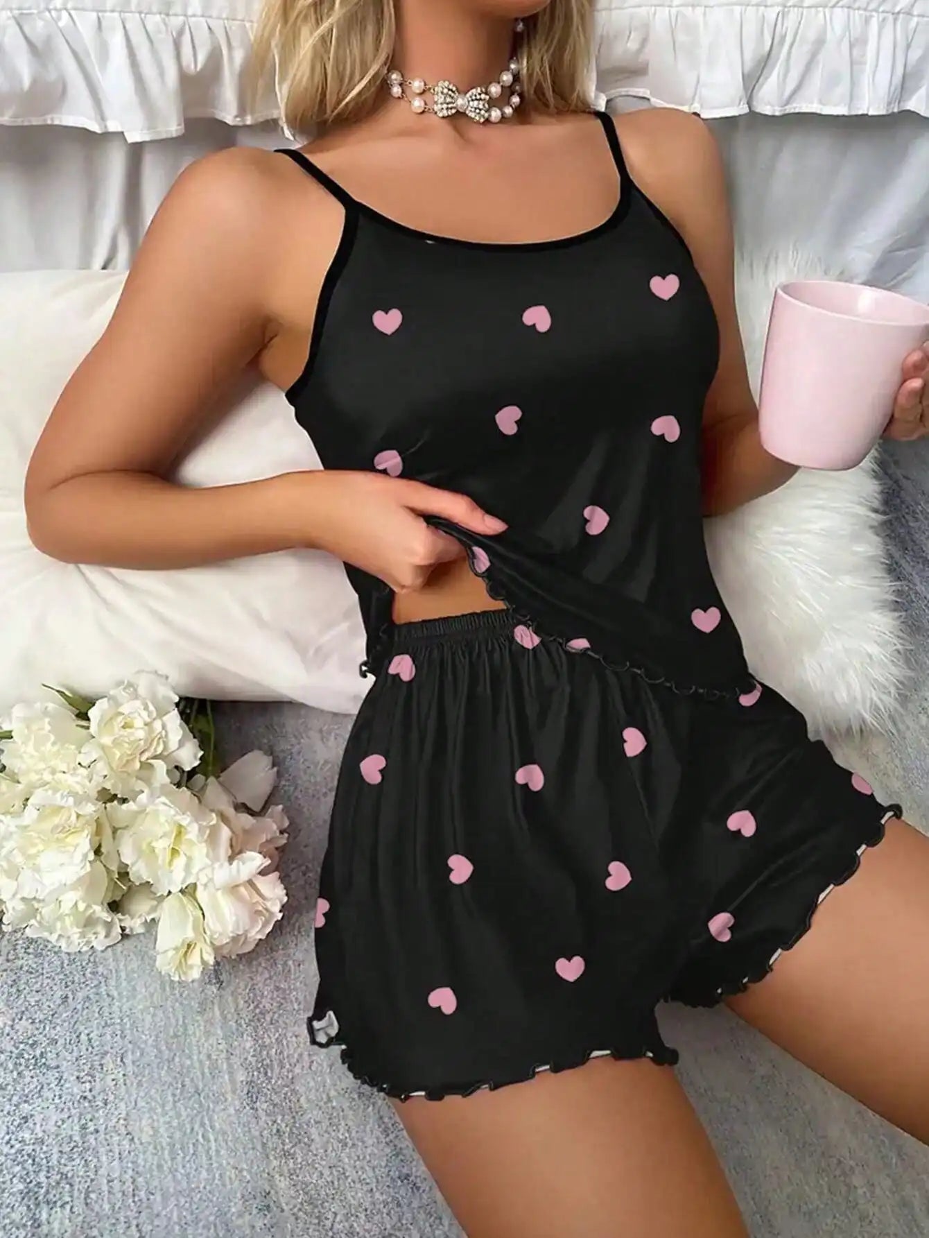 Women's Summer Sleepwear Soft Loungewear Nightwear ROUBI=LINGERIE