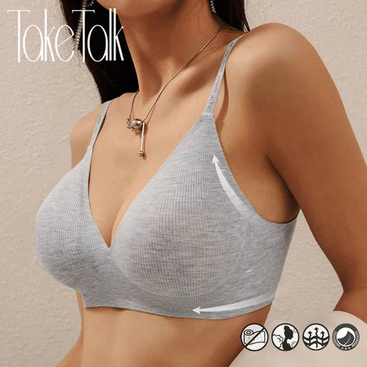 Strap Tops Push Up Underwear Wireless Brassiere for Female ROUBI=LINGERIE